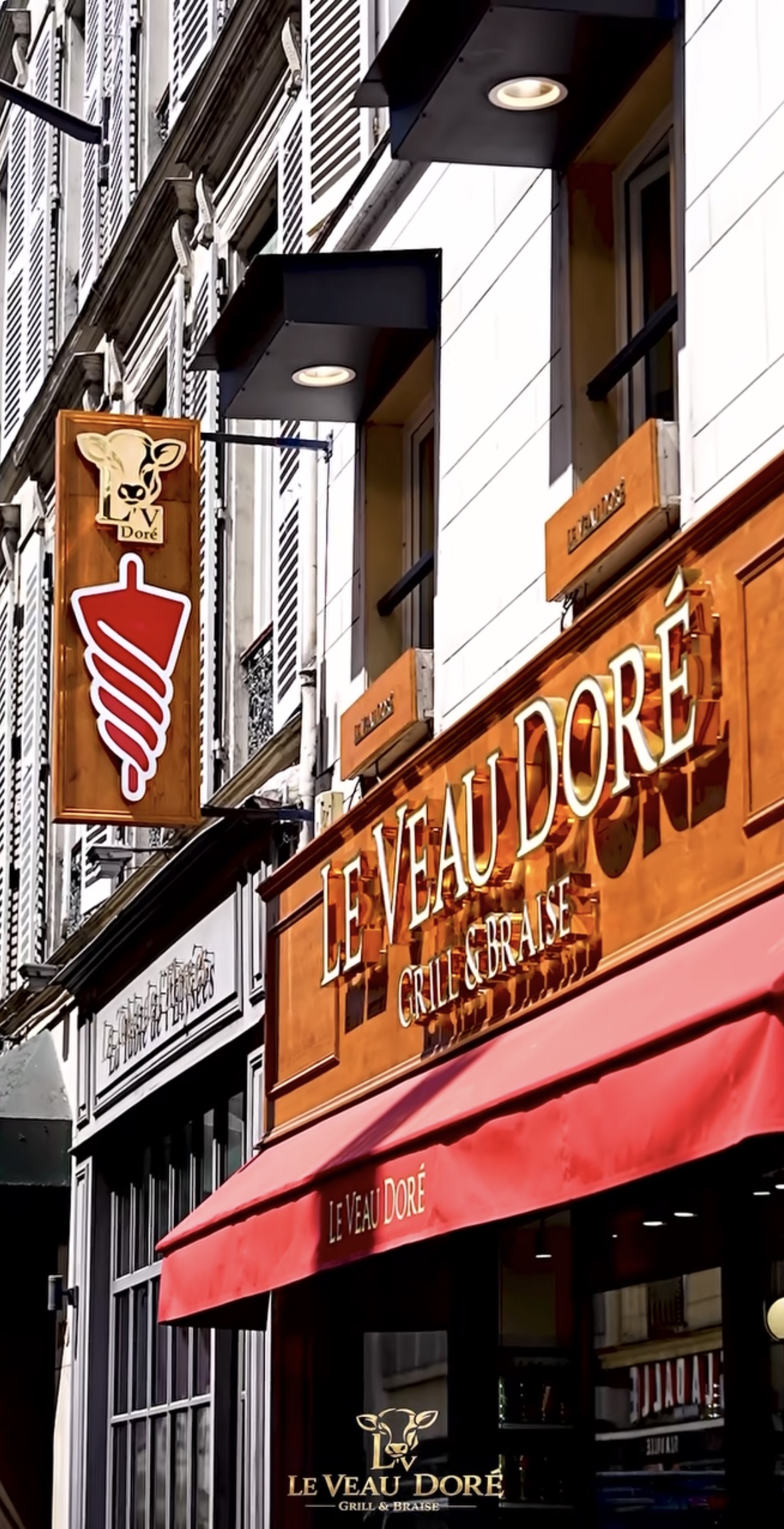 Façade Le Veau Doré Rue La Boétie